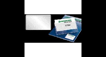 Visitekrt djois 105x60mm zelfkl bovenkant tr 10st