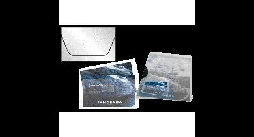 Visitekaarttas Djois 105x60mm zelfklevend met sluiting transparant 10 stuks