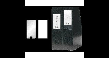 Etikethouder Djois 55x150mm zelfklevend transparant 6 stuks