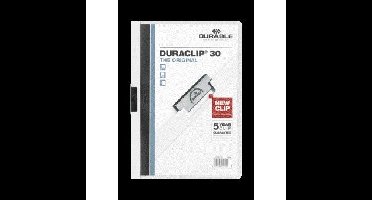 Klemmap durable duraclip a4 3mm 30v wt | 25 stuks
