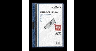 Klemmap durable duraclip a4 3mm 30v bl | 25 stuks