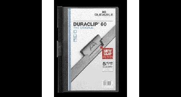 Klemmap durable duraclip a4 6mm 60v zw