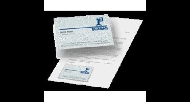 Visitekrt djois 95x60mm zk bovenkant tr 10st