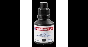 Viltstiftinkt edding t25 zwart