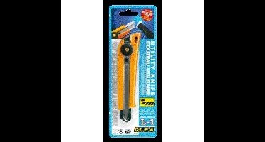 Snijmes olfa l1 18mm geel