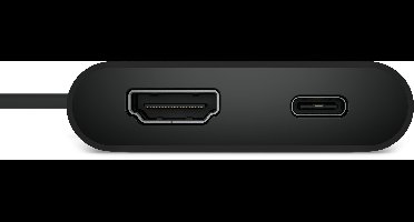 DELL DA225 Bedraad USB 3.2 Gen 1 (3.1 Gen 1) Type-C Zwart