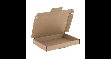 Brievenbusdoosjes 221 x 155 x 28 mm (a5 formaat) bruin | 50 stuks