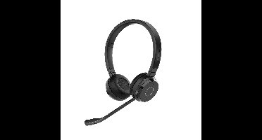 Jabra Evolve 65 TE Headset Bedraad en draadloos Hoofdband Kantoor/callcenter USB Type-A Bluetooth Zwart