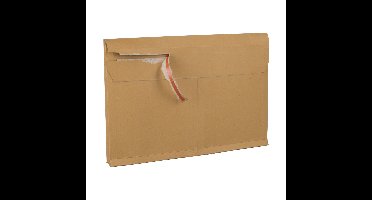Envelobox 180 x 150 x 30 mm bruin | 50 stuks
