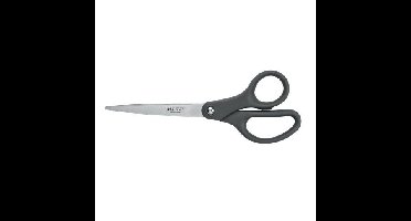 Leitz 54210089 buro- & knutselschaar Kantoorschaar Rechte knip Grijs, Gesatineerd staal