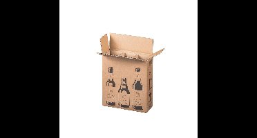 Flesverzenddoos voor 3 bierflessen 255 x 88 x 288 mm | 5 stuks