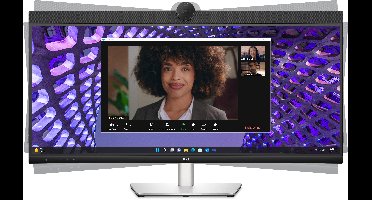 DELL P Series P3424WEB computer monitor 86,7 cm (34.1") 3440 x 1440 Pixels 4K Ultra HD LCD Zwart