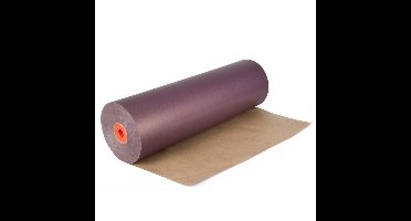 Kraftpapier op rol 59 cm x 400 meter 50 gram/m2 aubergine