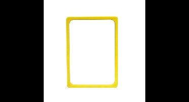 Prijskaartraam A4 geel profiel-1