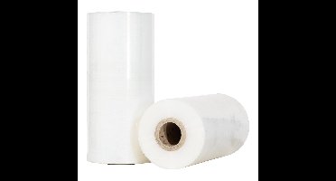 Machinewikkelfolie 23 micron 50 cm x 1361 meter 150% voorrek transparant