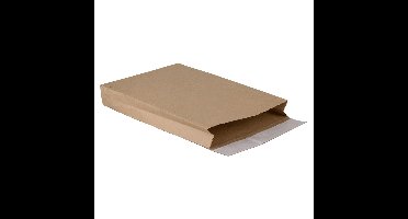 Kraftpapier verzendzakken bruin 300 x 80 x 430 mm 100 gram/m2