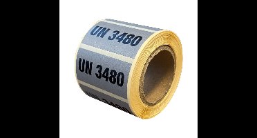 Etiketten 'un 3480' 25 x 50 mm 500 stuks per rol