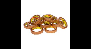 Pp solvent tape (nar) 28 micron 25 mm x 66 meter transparant | 12 stuks