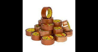 Pp solvent tape (nar) 28 micron 38 mm x 66 meter transparant | 6 stuks