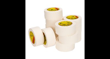 Ecomask tape (nar) 50 mm x 50 meter wit-beige | 6 stuks