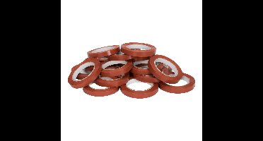 Mopp omsnoeringstape (strappingtape) oranje 15 mm x 66 meter | 20 stuks