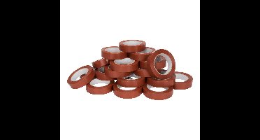 Mopp omsnoeringstape (strappingtape) oranje 25 mm x 66 meter | 12 stuks