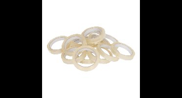 Acryl tape transparant 15 mm x 66 mtr | 119 stuks
