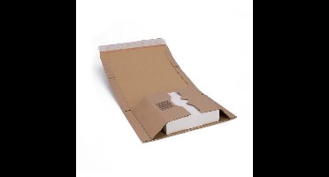 Boekverpakking 456 x 320 x 0-70 mm bruin (a3) | 25 stuks