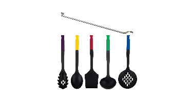 Gero Slim 5-delige set keukenhulpen inclusief ophangrek