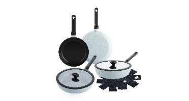 Enjoy Light Blue 4 pc set + Panbeschermers