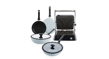 Enjoy Light Blue + Contact Grillset