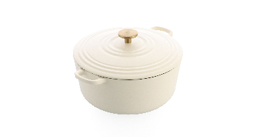 Bourgogne braadpan 28cm/6.7L Cream White