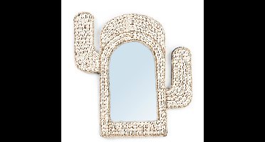 Bazar Bizar De Cactus Schelp Spiegel - Natuurlijk