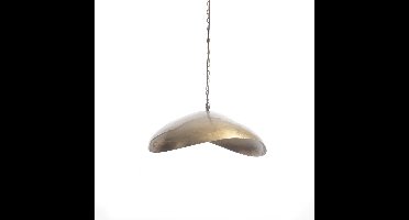 Bazar Bizar Het gelukskoekje hanger - Messing - L