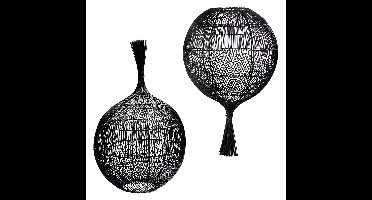 Bazar Bizar De Wonton Vloerlamp - Hanglamp - Zwart