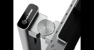 Alogic Clarity Pro 27" monitor (UHD 4K) - Silver