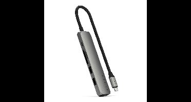 Satechi USB-C 6-in-1 Slim multiport adapter (4K) - Silver