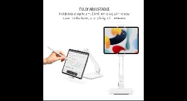 Twelve South HoverBar Duo iPad stand/clamp - White