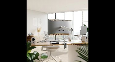 Alogic Glide flexible monitor arm single - White