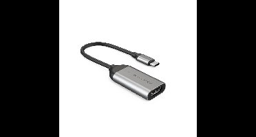 Hyper HyperDrive USB-C naar 8K 60Hz / 4K 144Hz HDMI adapter - Space Gray