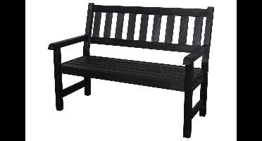 SenS-Line: Tuinbank Bordeaux 125cm - Zwart