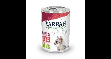 Kattenvoer chunks met kip en rund bio