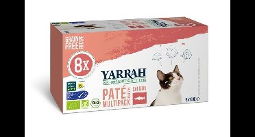 Multipack kat met pate en zalm bio
