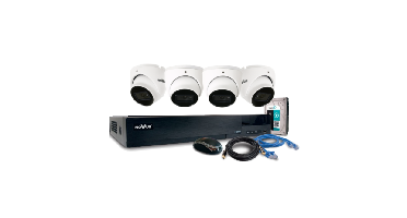 Novus Box 4-4 - Complete 4MP Beveiligingscamera Set met 4 Camera's