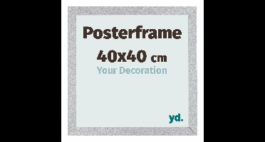 Posterlijst 40x40cm Zilver Mat MDF Parma