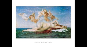 Kunstdruk Alexandre Cabanel - Nascita di Venere 80x60cm