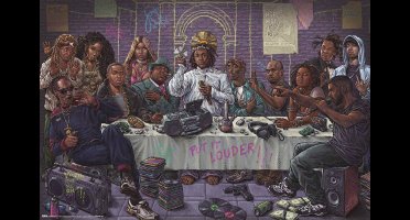 Poster The Last Supper of Hip Hop 91,5x61cm