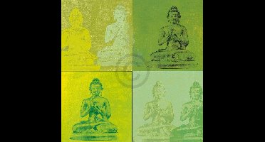 Kunstdruk Hedy Klineman - Temple I 61x61cm