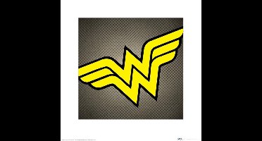 Kunstdruk DC Comics - Wonder Woman - Symbol 40x40cm