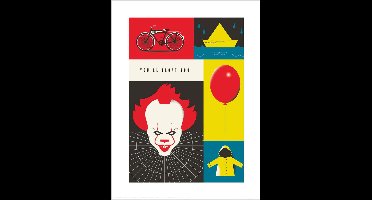 Kunstdruk Warner Bros - You Will Float Too 30x40cm